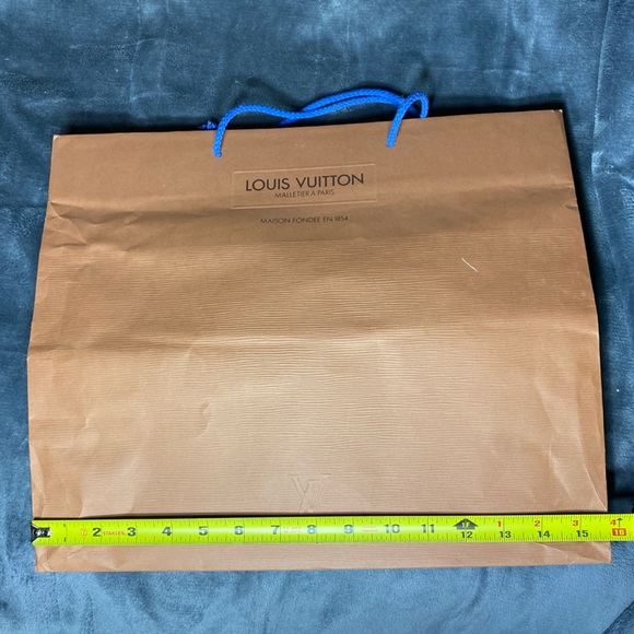 Louis Vuitton bag brown with blue straps. - Picture 2 of 6